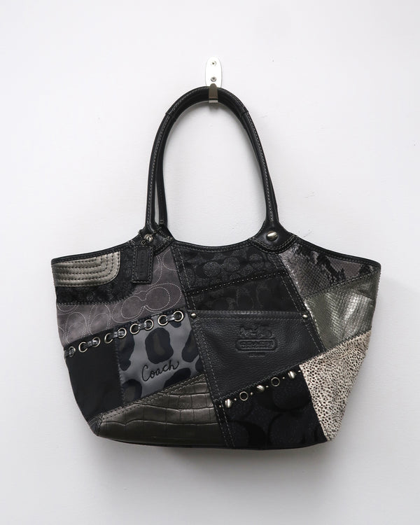 Coach Bleecker patchwork tote
