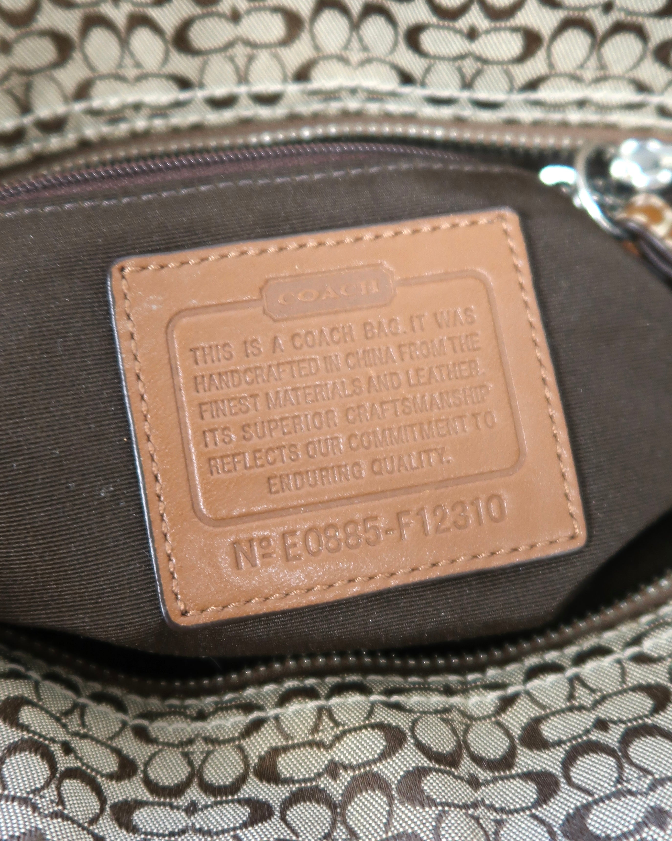 Coach Soho mini signature tote