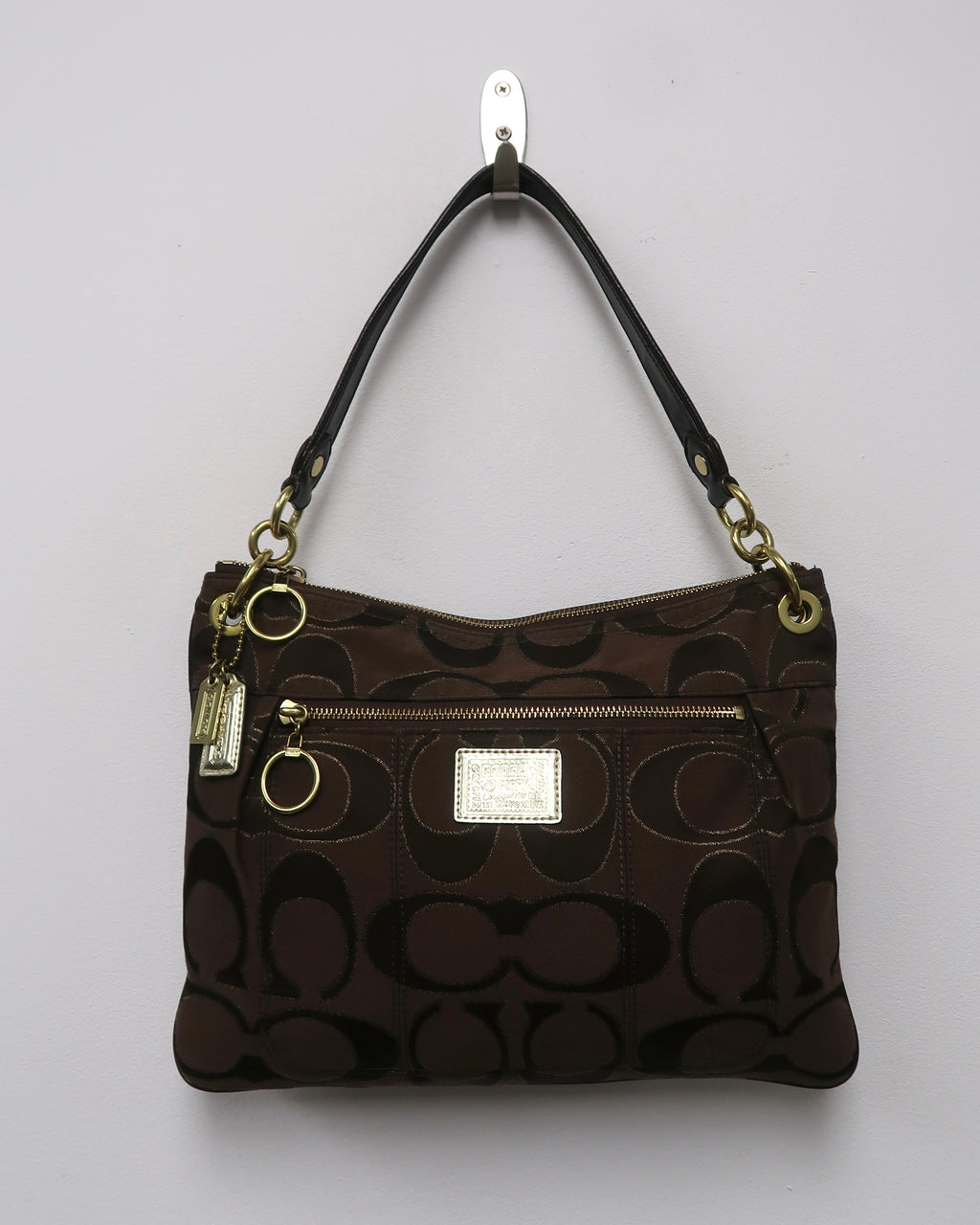 Coach Signature Poppy 2-Way Shoulder Bag