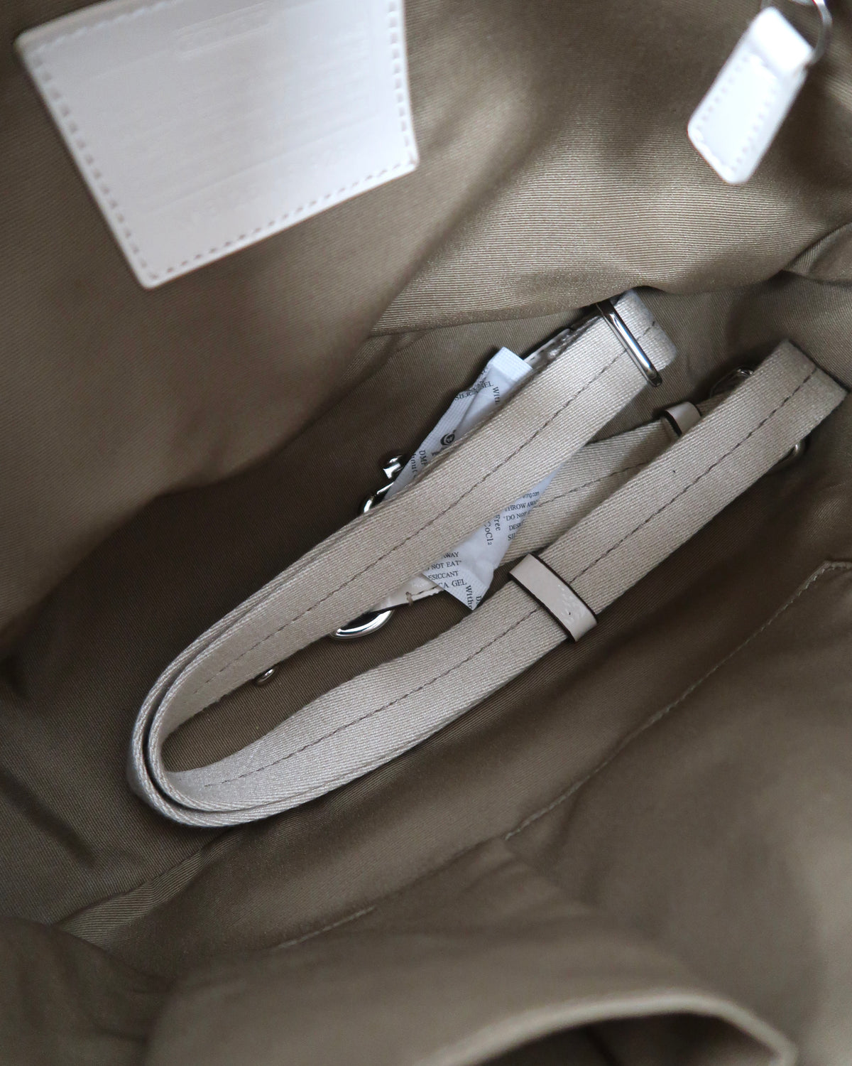 Coach Signature Stripe convertible hobo bag
