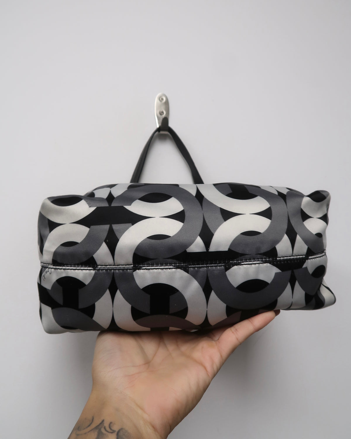 Coach Madison Chainlink Op Art Hobo Bag