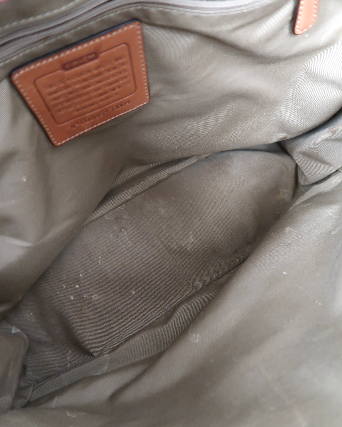 vintage Coach Signature Hudson Commuter Messenger Bag