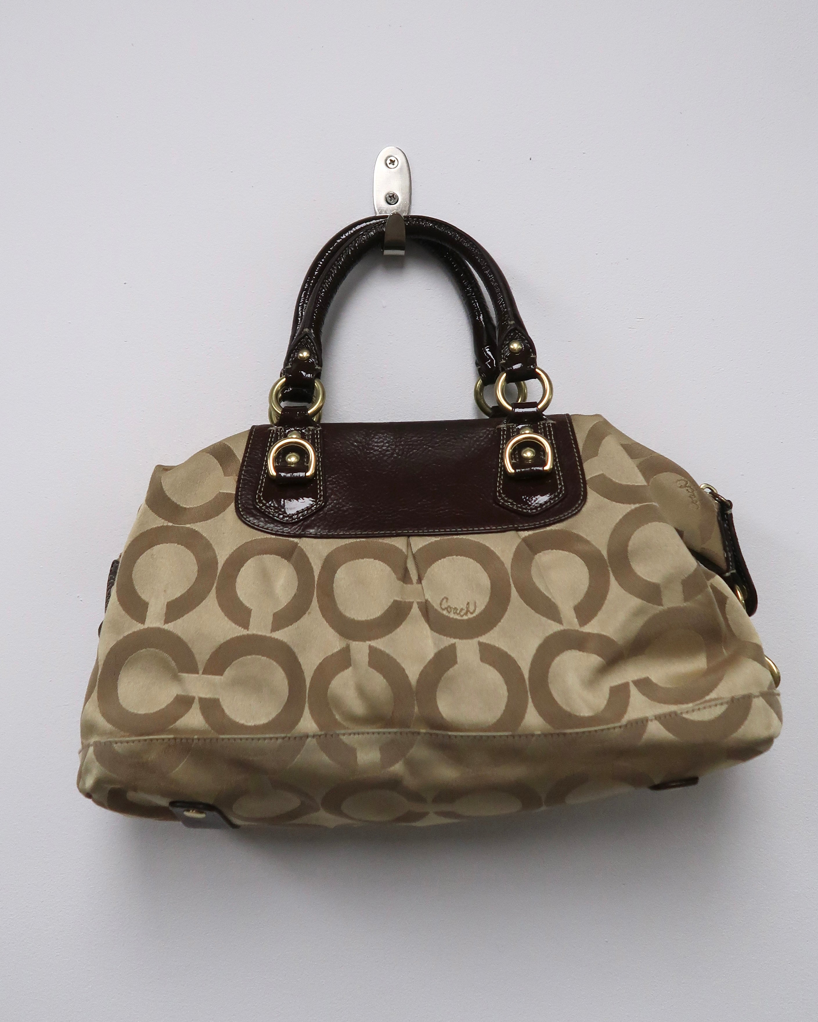 Coach Madison Op Art Sabrina Satchel Bag