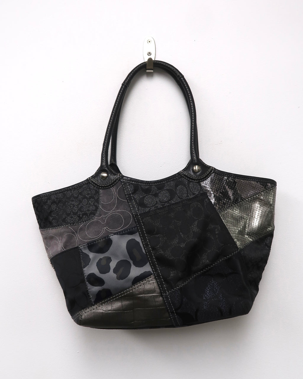 Coach Bleecker patchwork tote