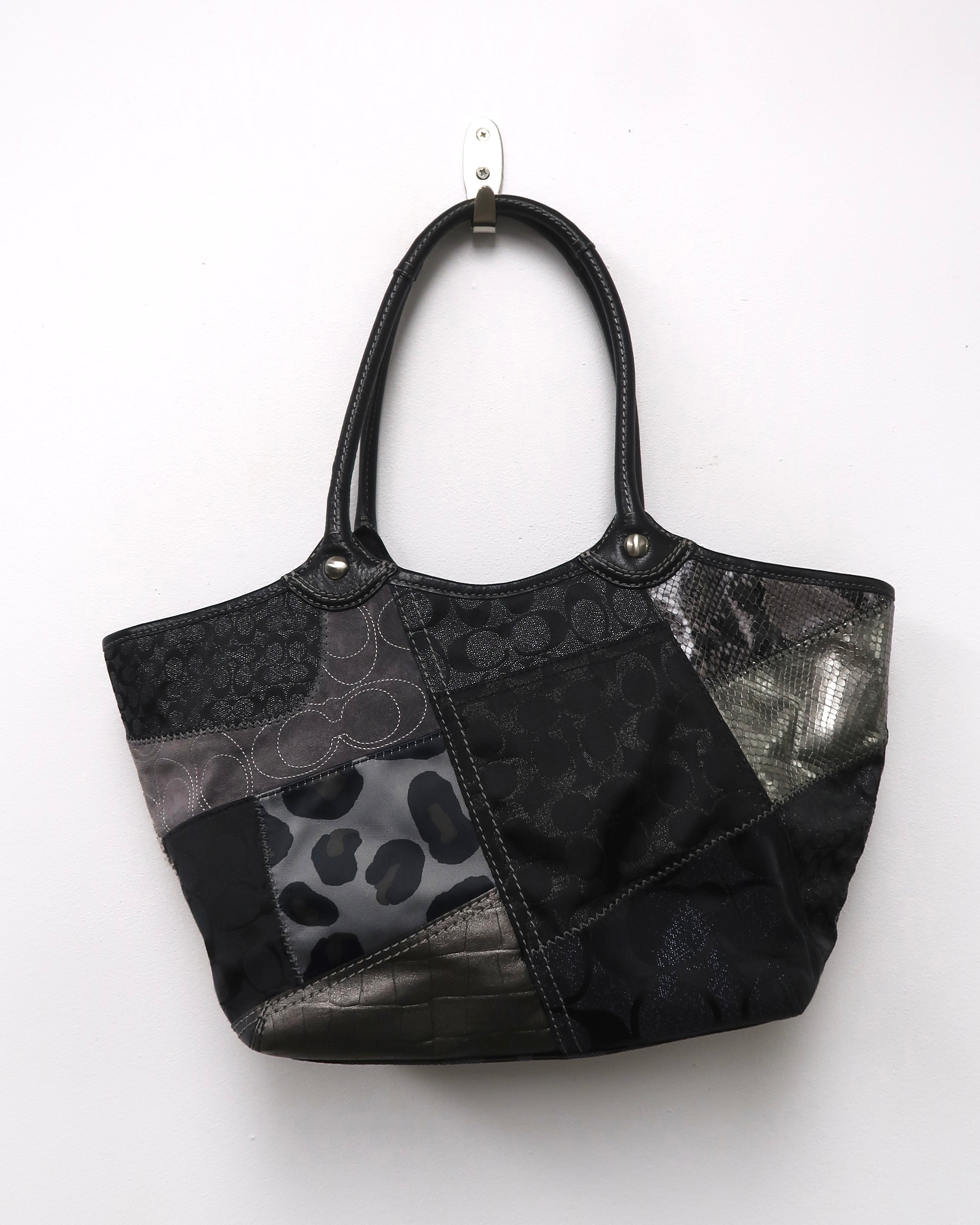 Coach Bleecker patchwork tote