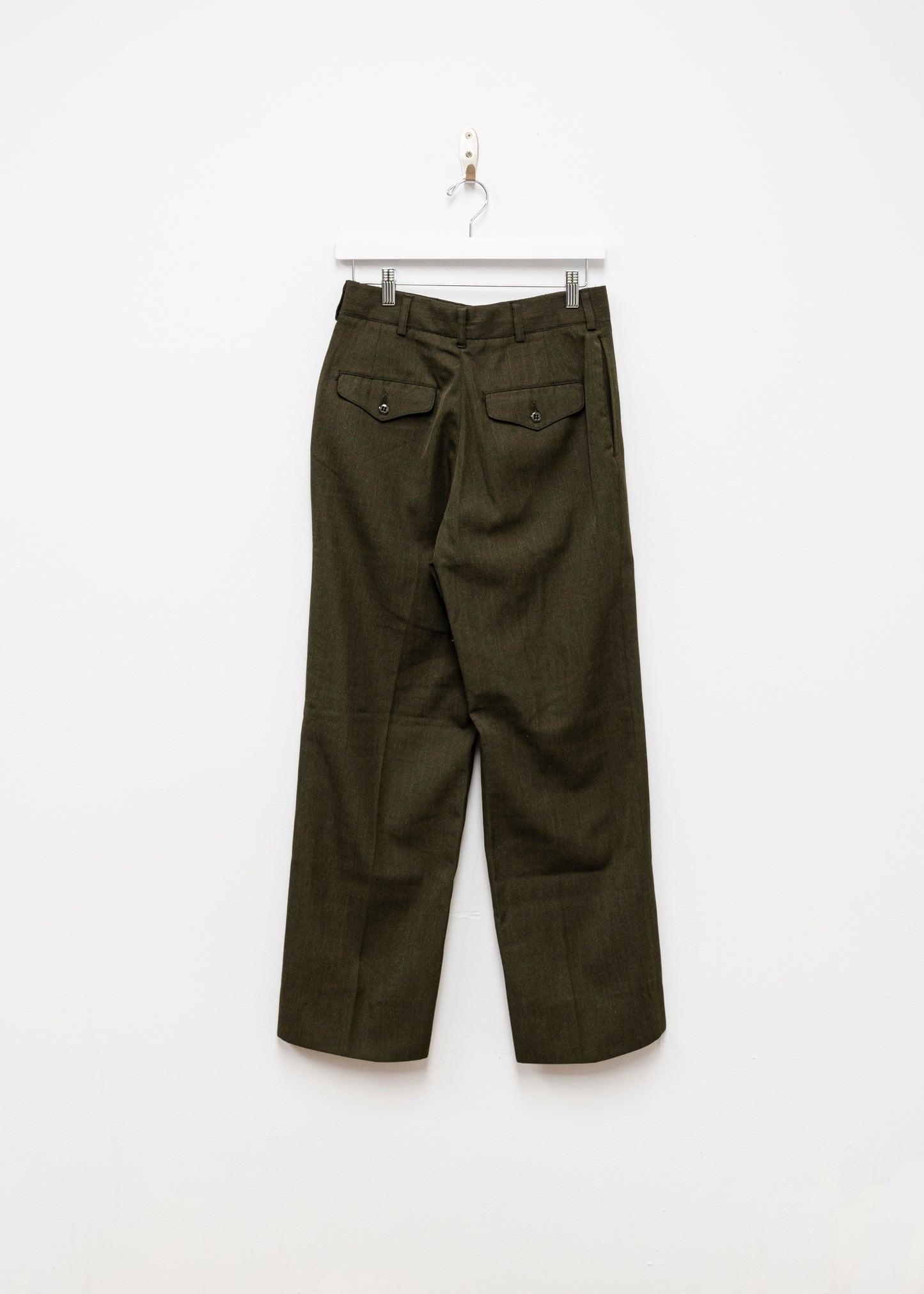 90s Olive Light Military Pants