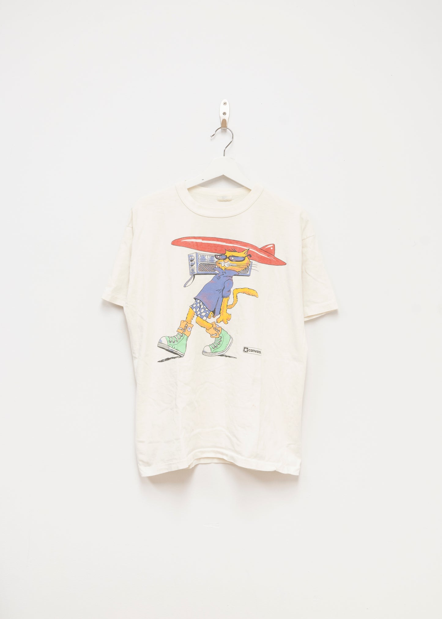 Converse Surfing Cat T-Shirt