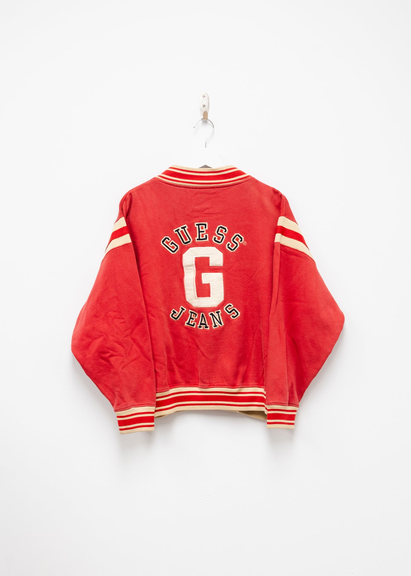 90s Light Guess Varsity Sweater