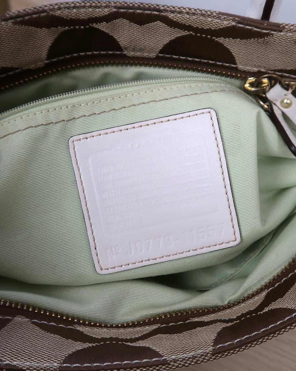 Coach Hamptons Signature Medium Madeline Tote