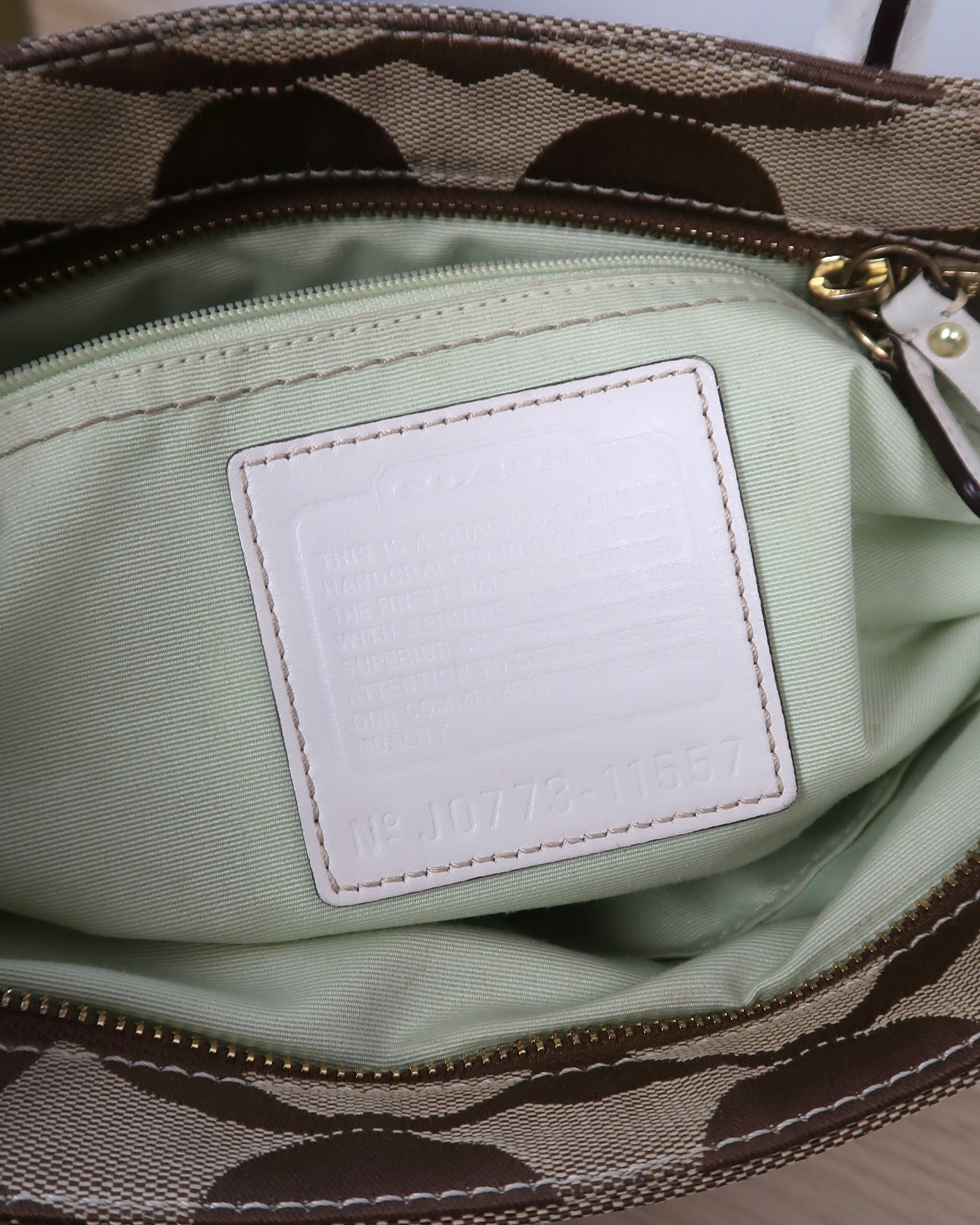 Coach Hamptons Signature Medium Madeline Tote
