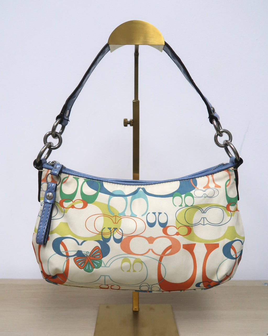 Coach Optic Signature C Butterfly small shoulder/hobo bag