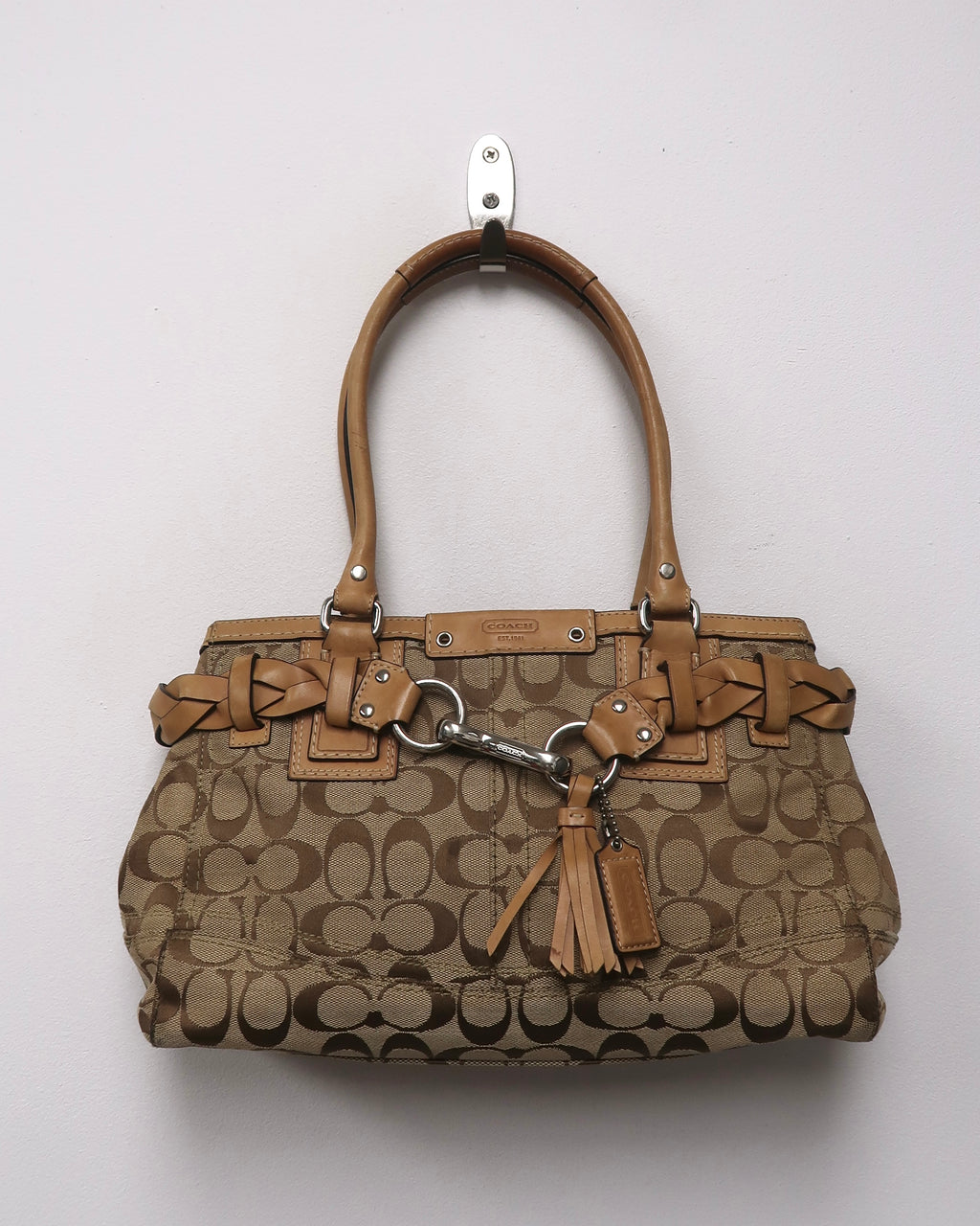 Coach Hamptons Signature Braided Carryall