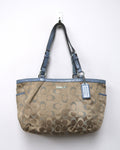 vintage Coach Signature Gallery East-West Tote Bag
