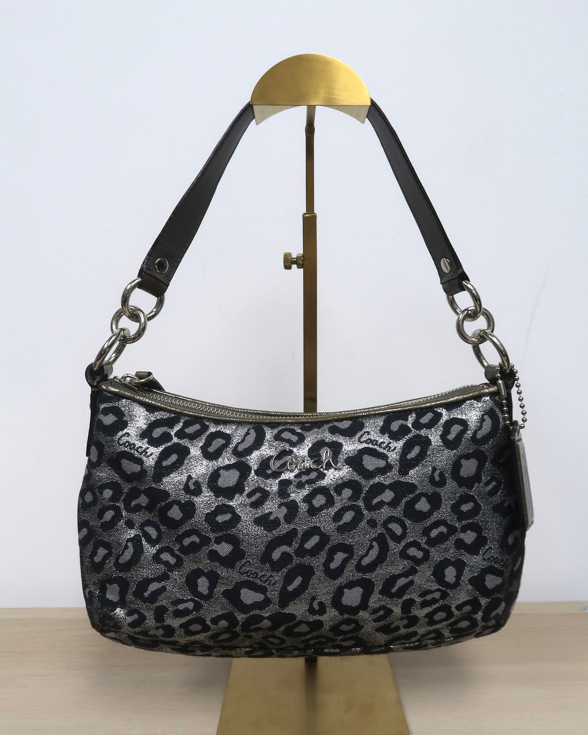 Coach Ocelot Leopard Print shoulder bag