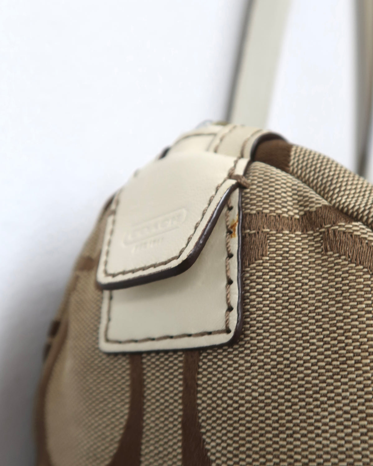 Coach Signature C canvas satchel