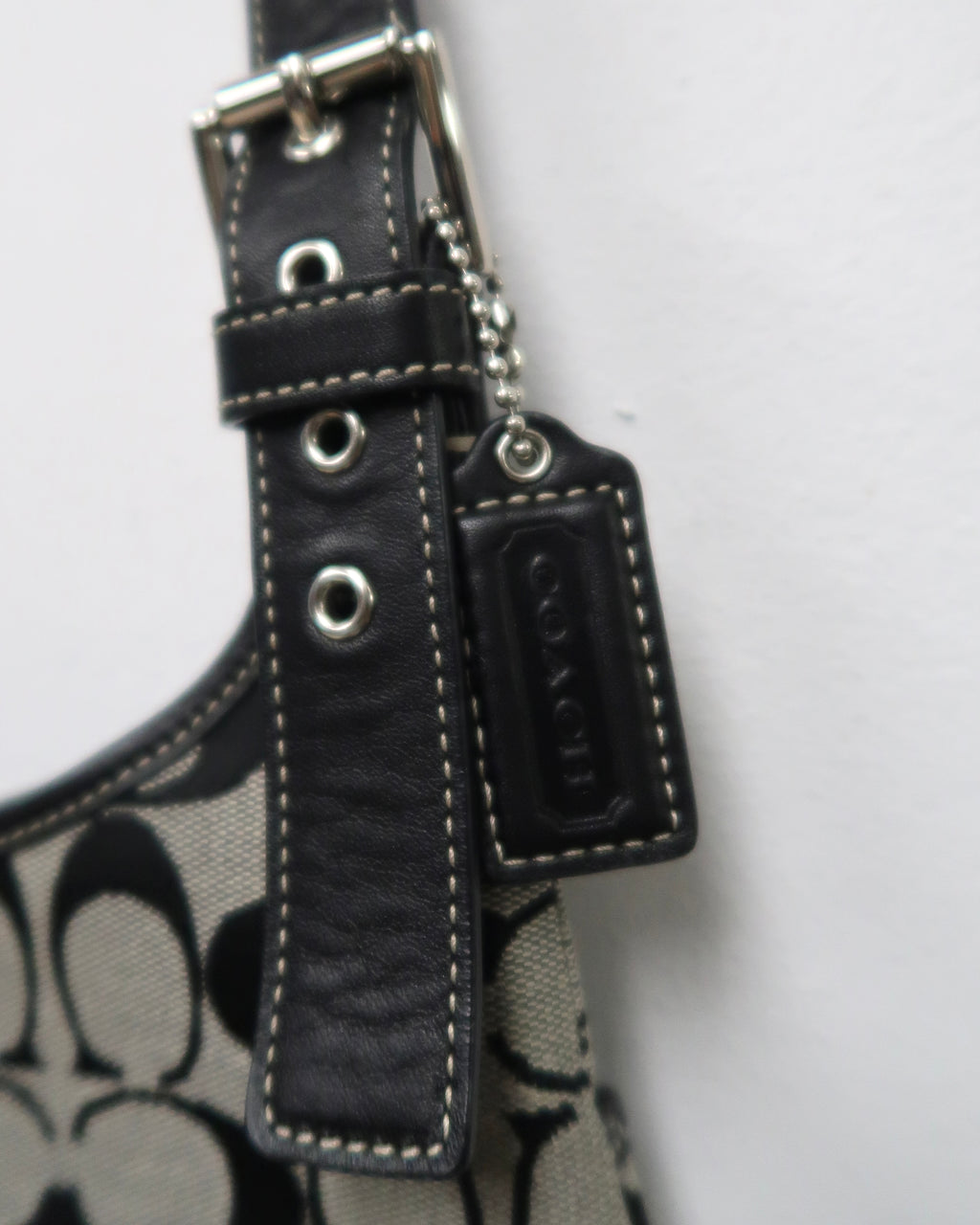 Coach signature hobo bag