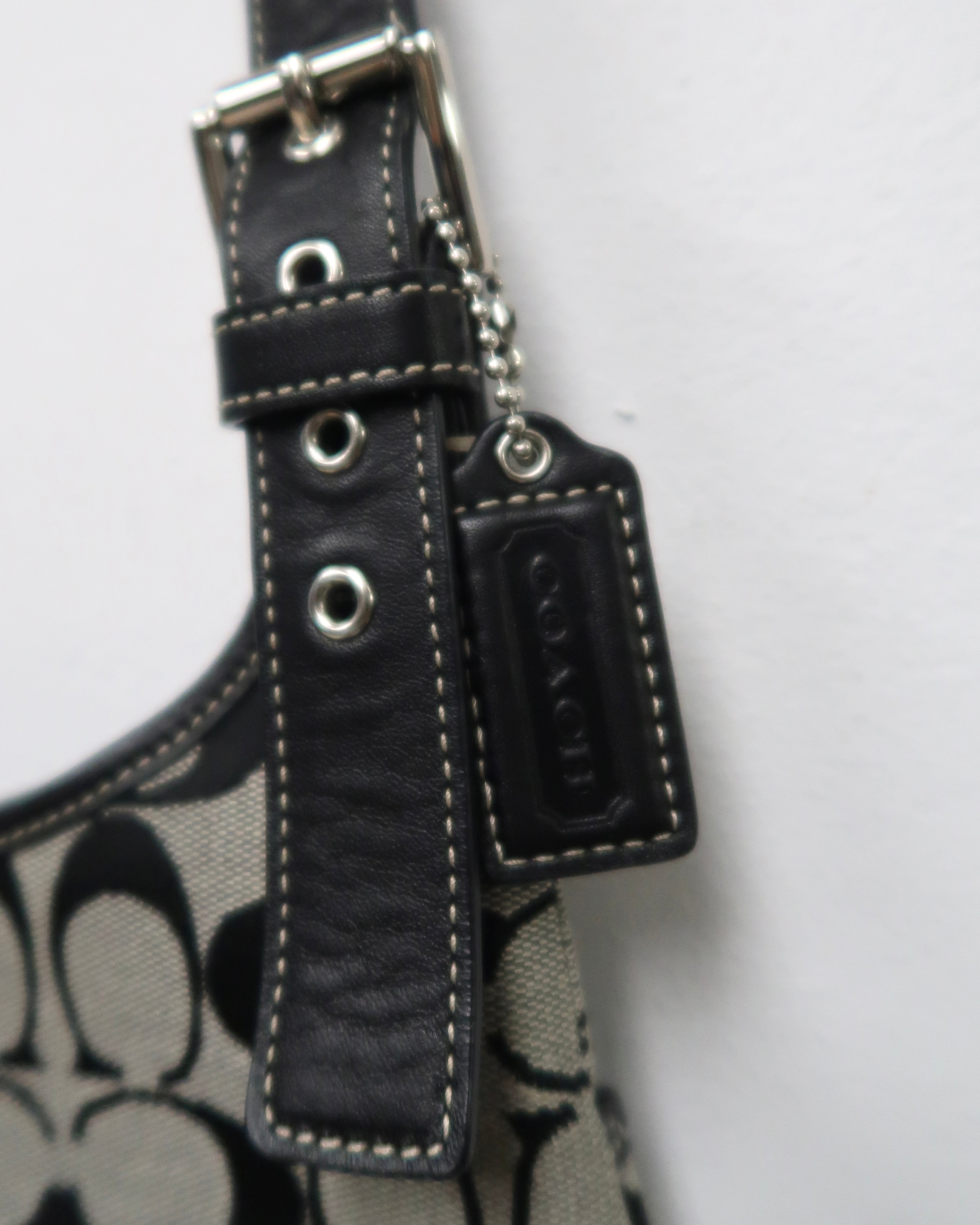 Coach signature hobo bag
