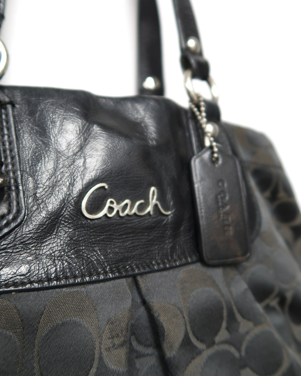 Coach Ashley Signature Sateen Carryall handbag
