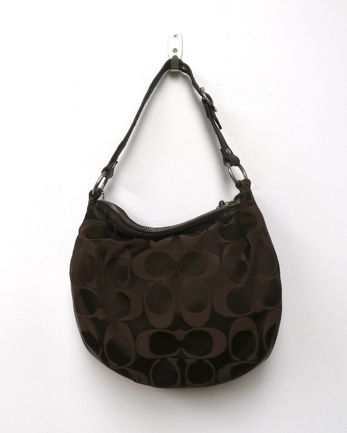Coach Ali Signature Sateen Hobo Bag