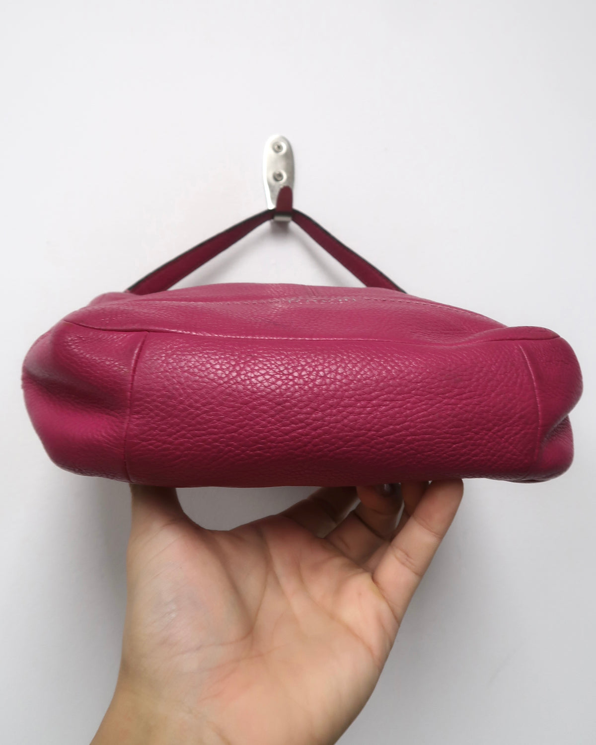 Coach leather shoulder hobo bag