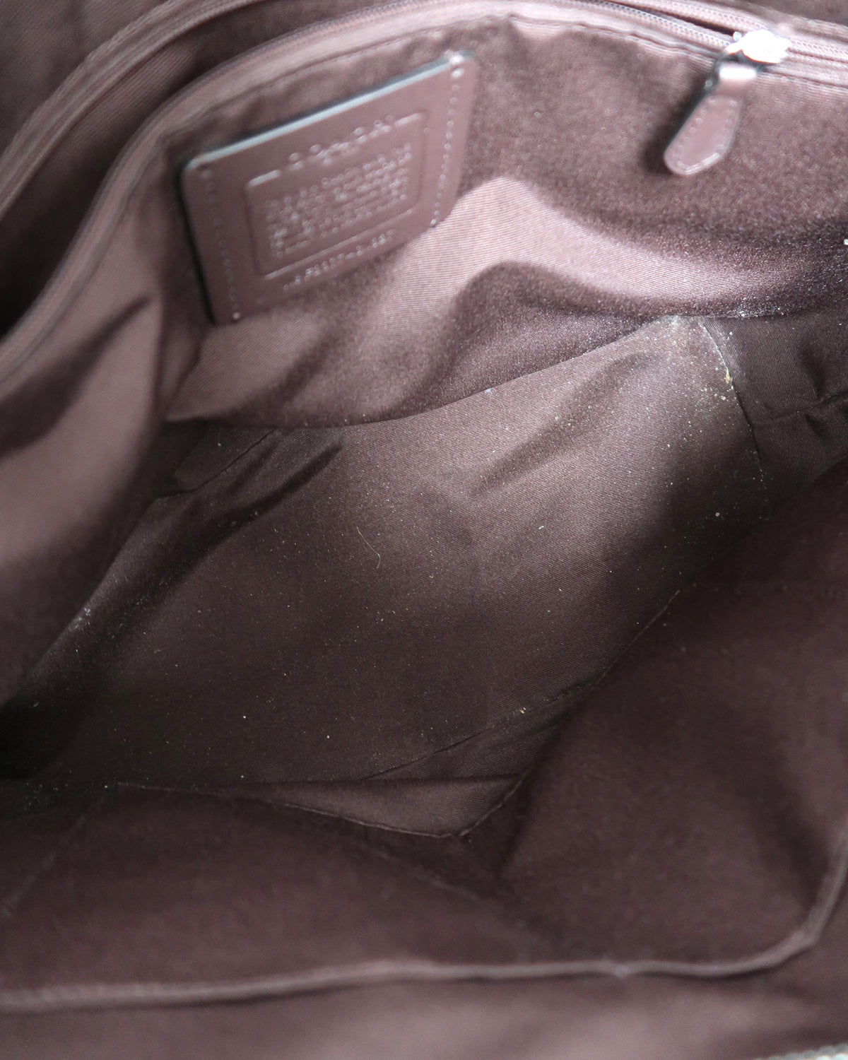 Black pebbled leather Coach Outlet Ashton Tote