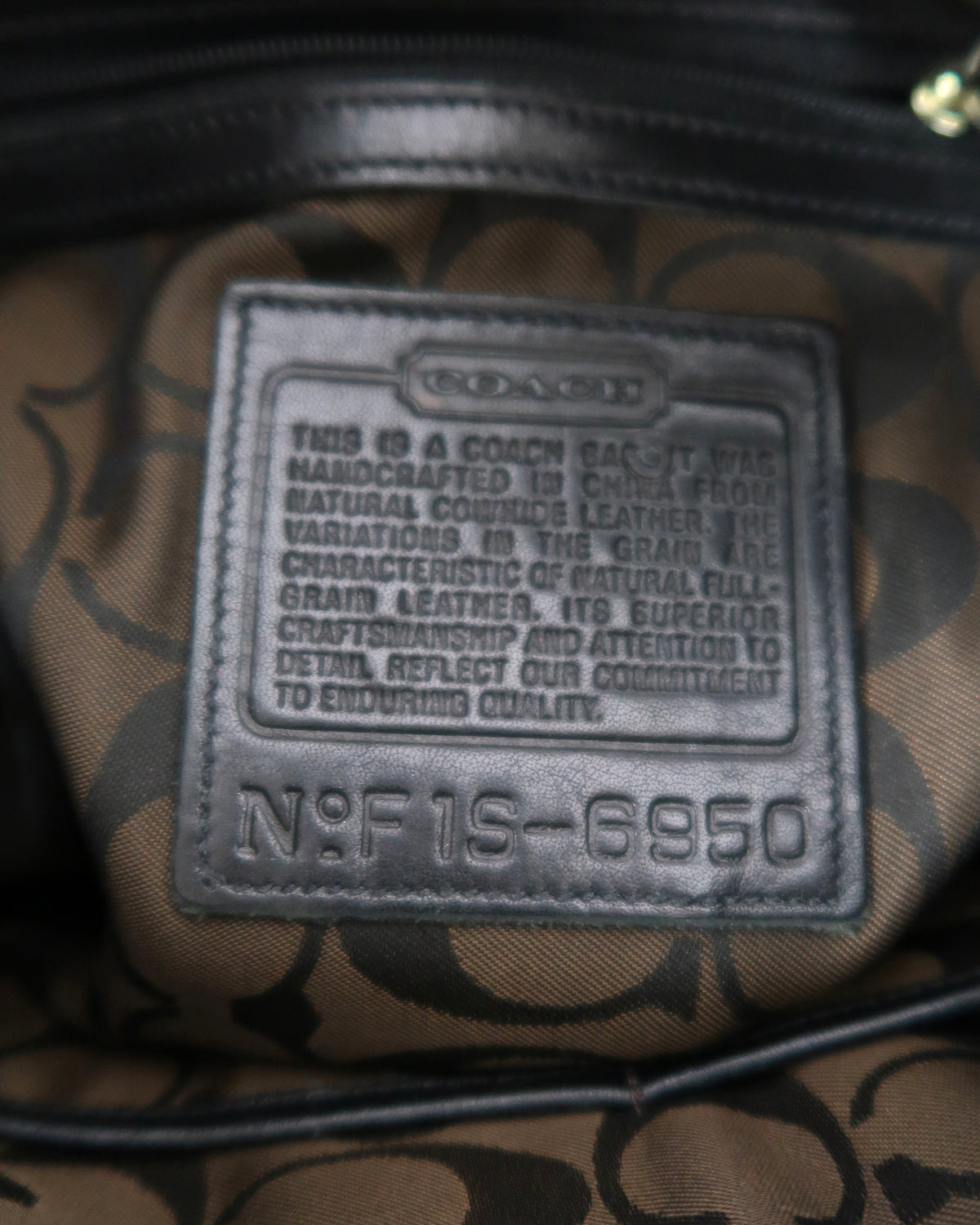 Vintage Coach Amanda Hobo Shoulder Bag