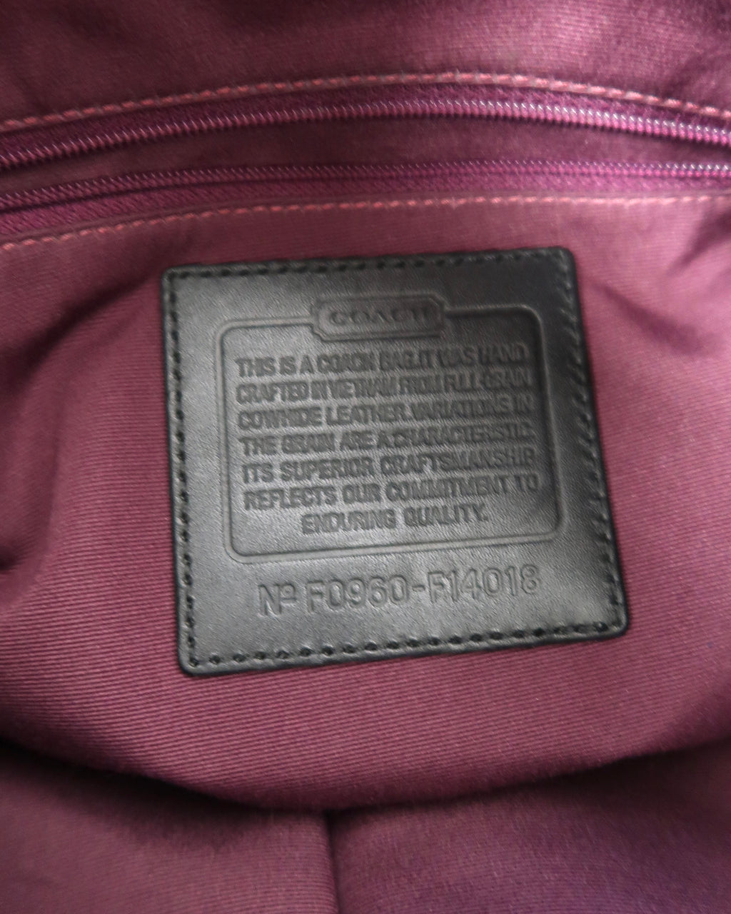 Black Leather Coach Chelsea Buckle Hobo Bag