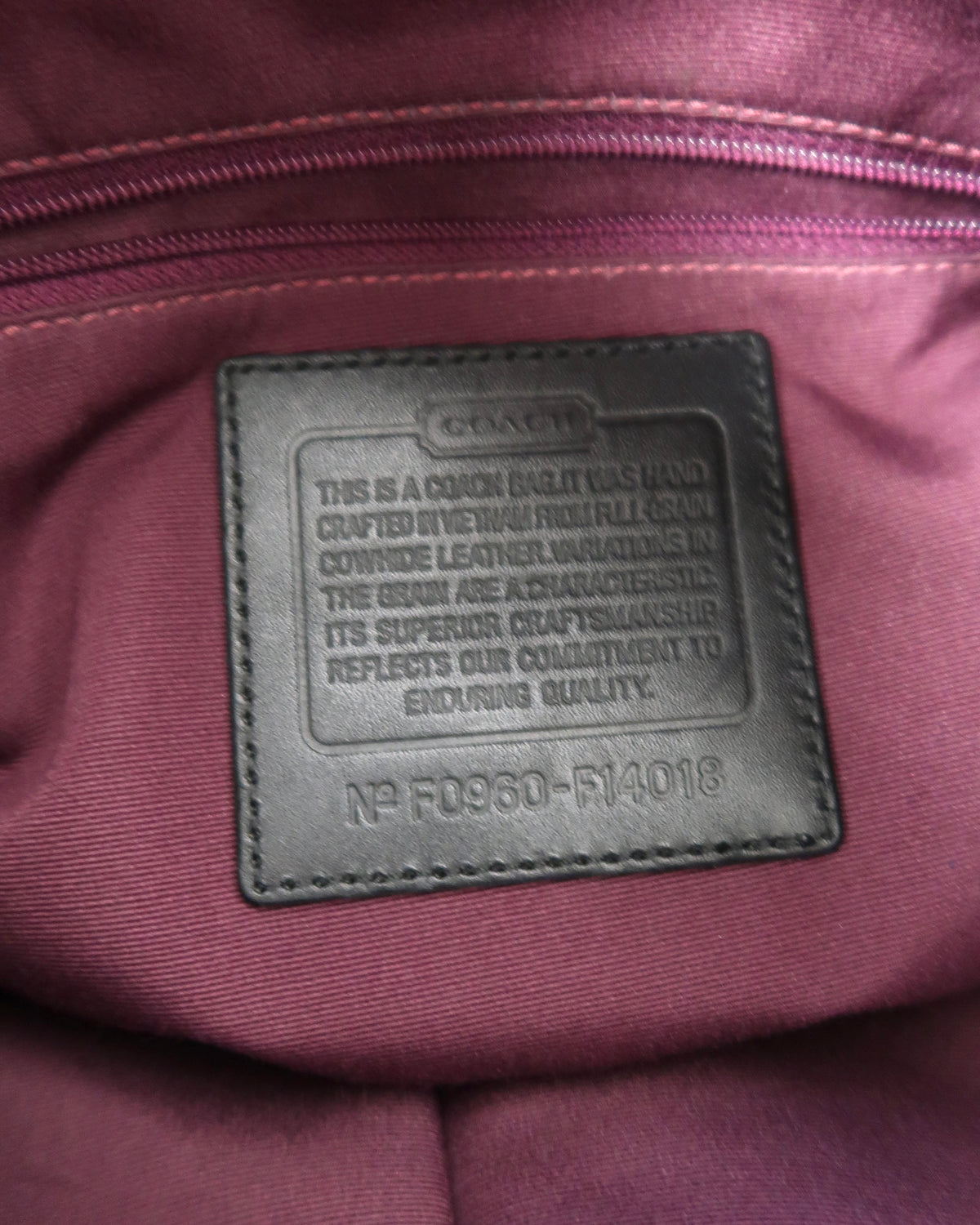 Black Leather Coach Chelsea Buckle Hobo Bag