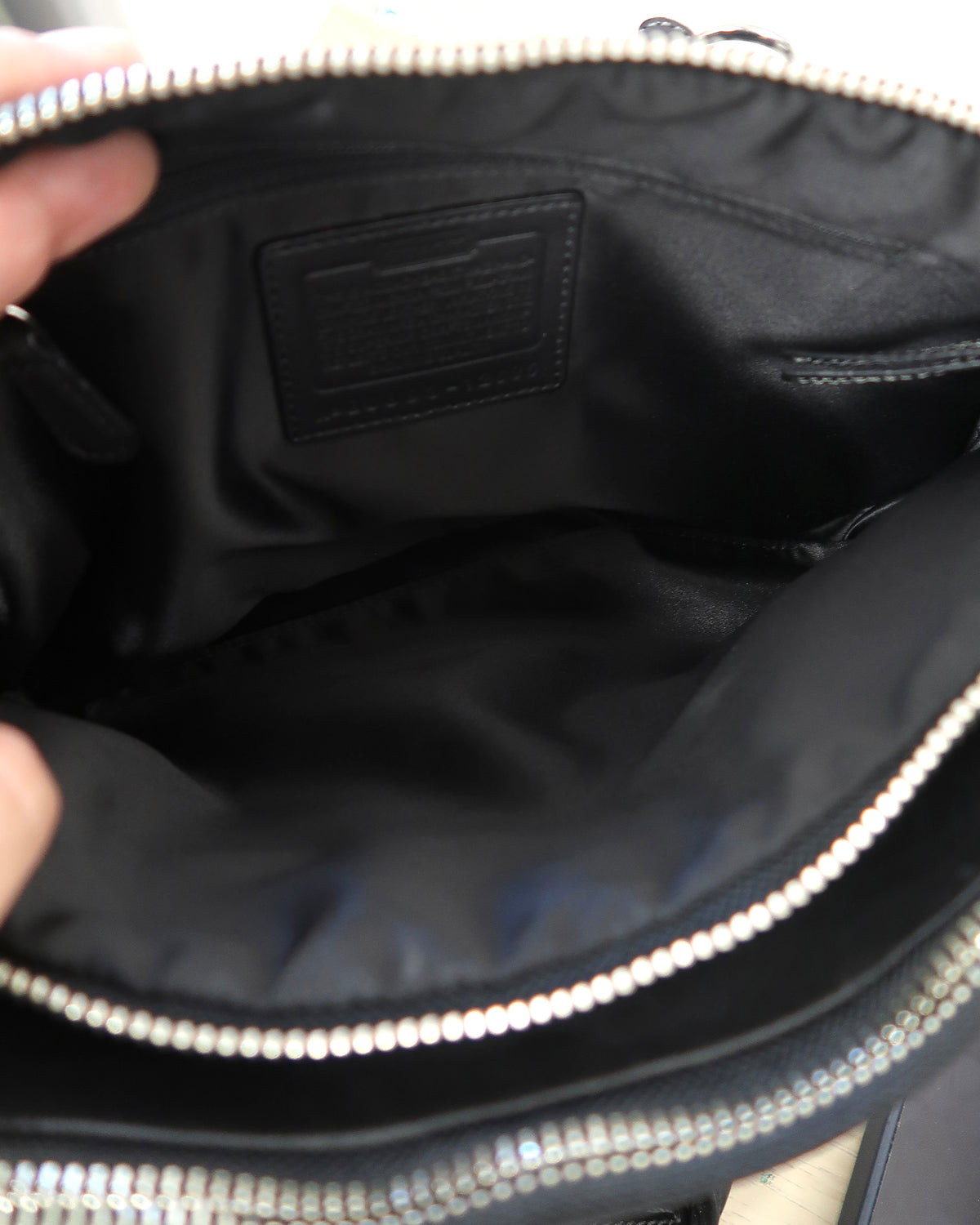 Vintage Coach Bonnie Black Leather Soho Satchel