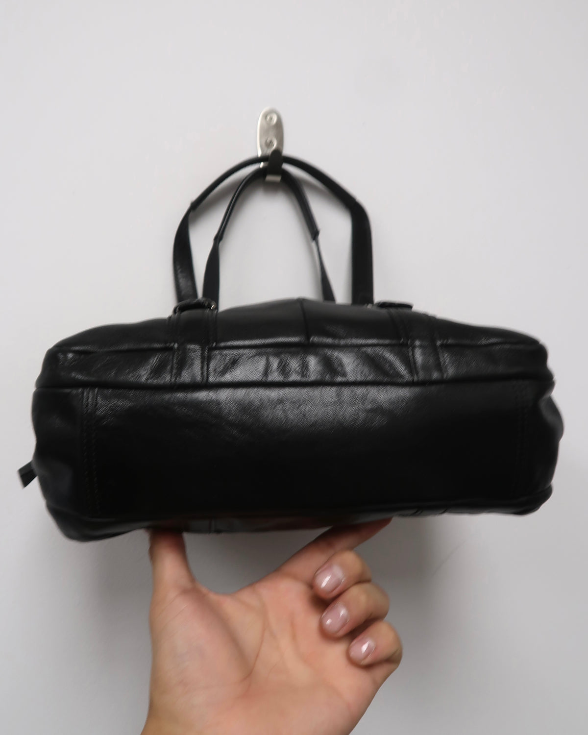 Vintage Coach Bonnie Black Leather Soho Satchel