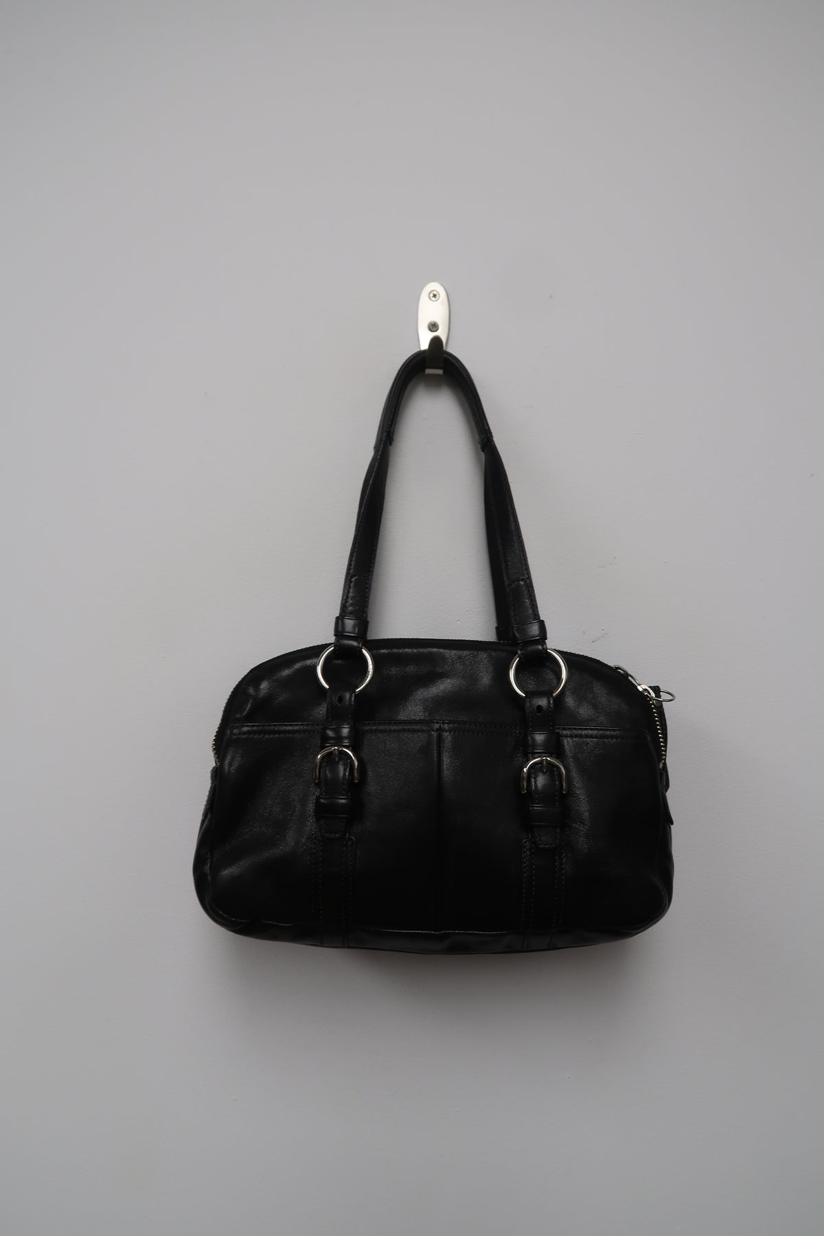 Vintage Coach Bonnie Black Leather Soho Satchel
