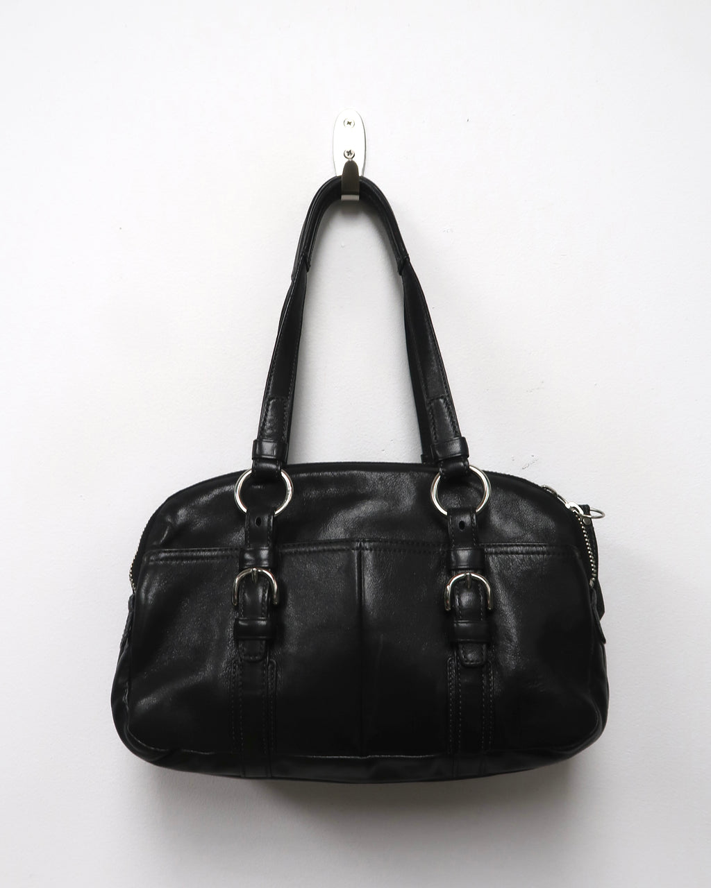 Vintage Coach Bonnie Black Leather Soho Satchel