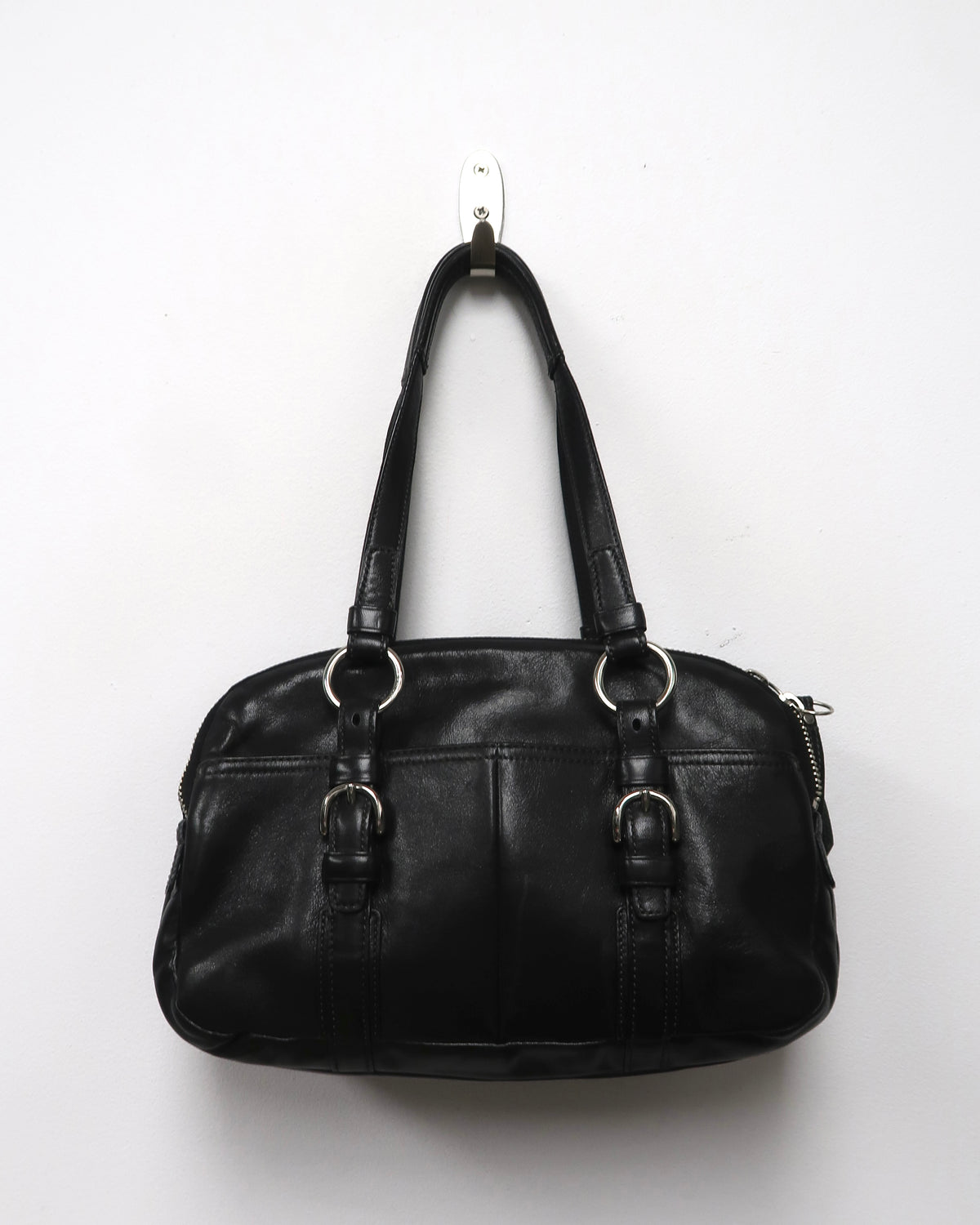 Vintage Coach Bonnie Black Leather Soho Satchel