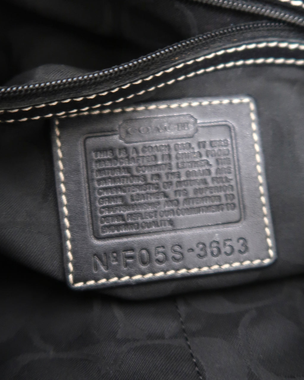 Vintage Coach Soho black shoulder bag