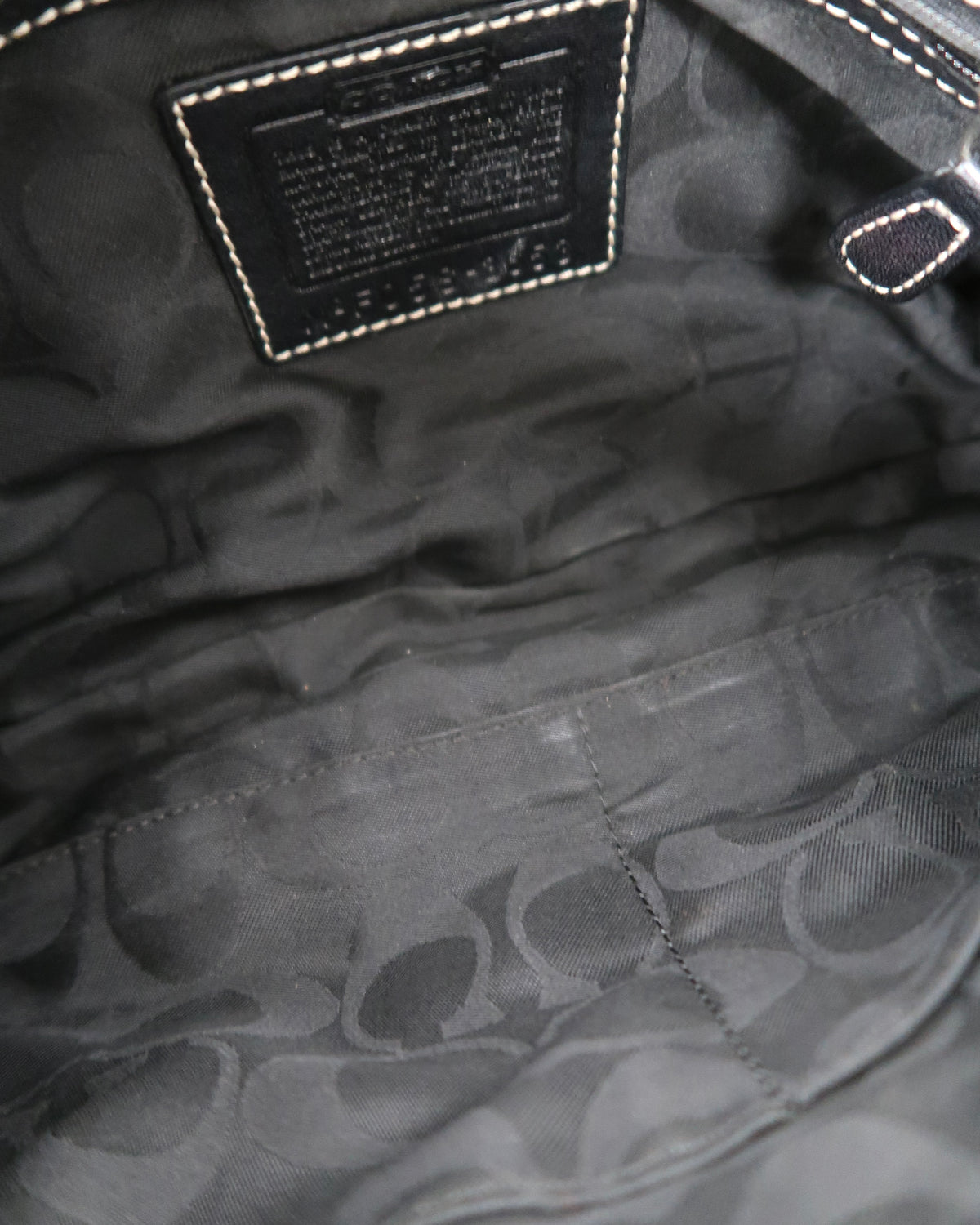 Vintage Coach Soho black shoulder bag