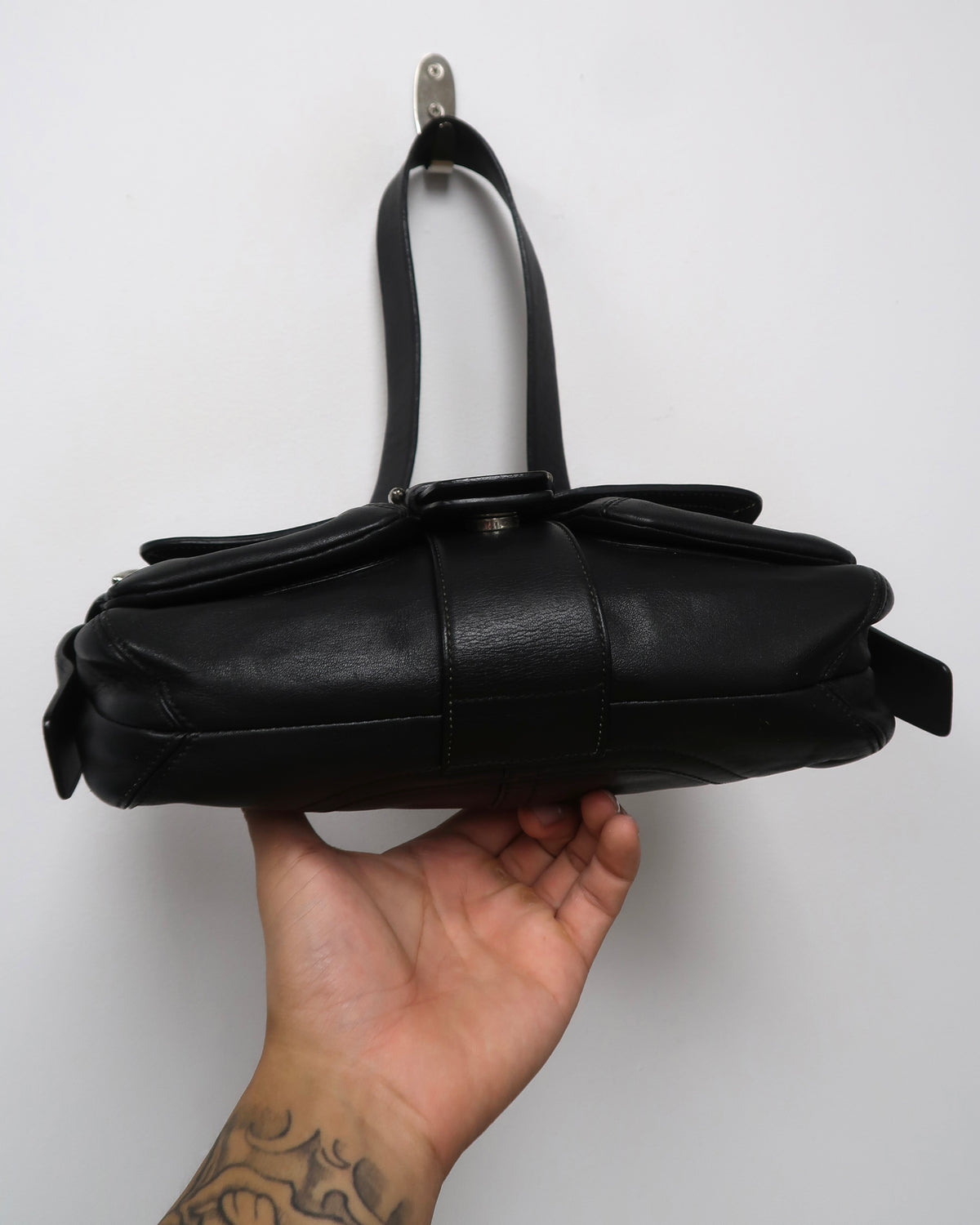 Vintage Coach Soho black shoulder bag