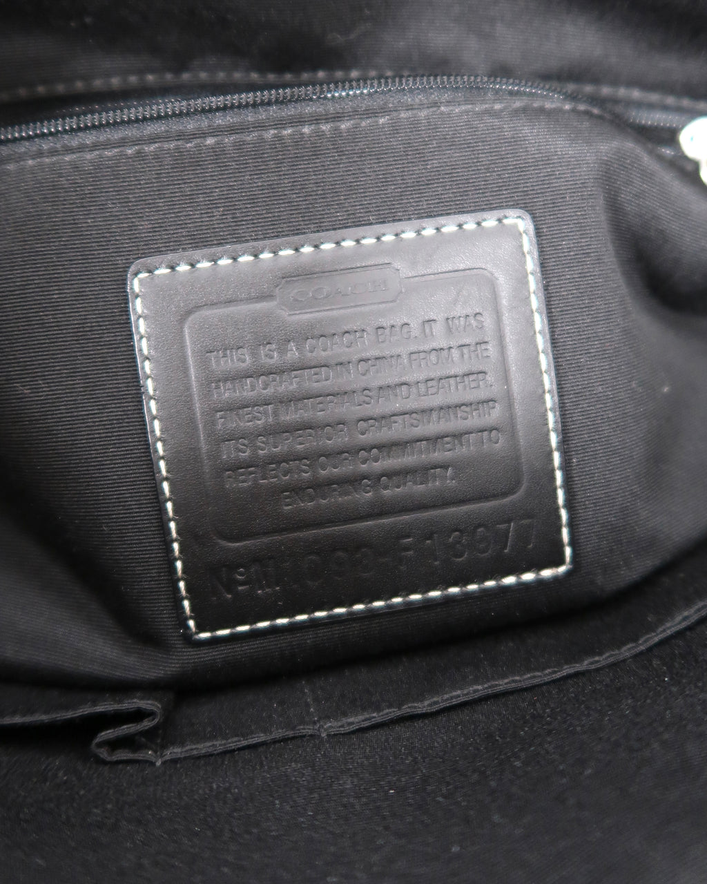 Coach Signature Canvas & Leather Domed Satchel Bag