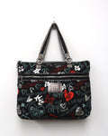 Coach Poppy graffiti glam large tote bag