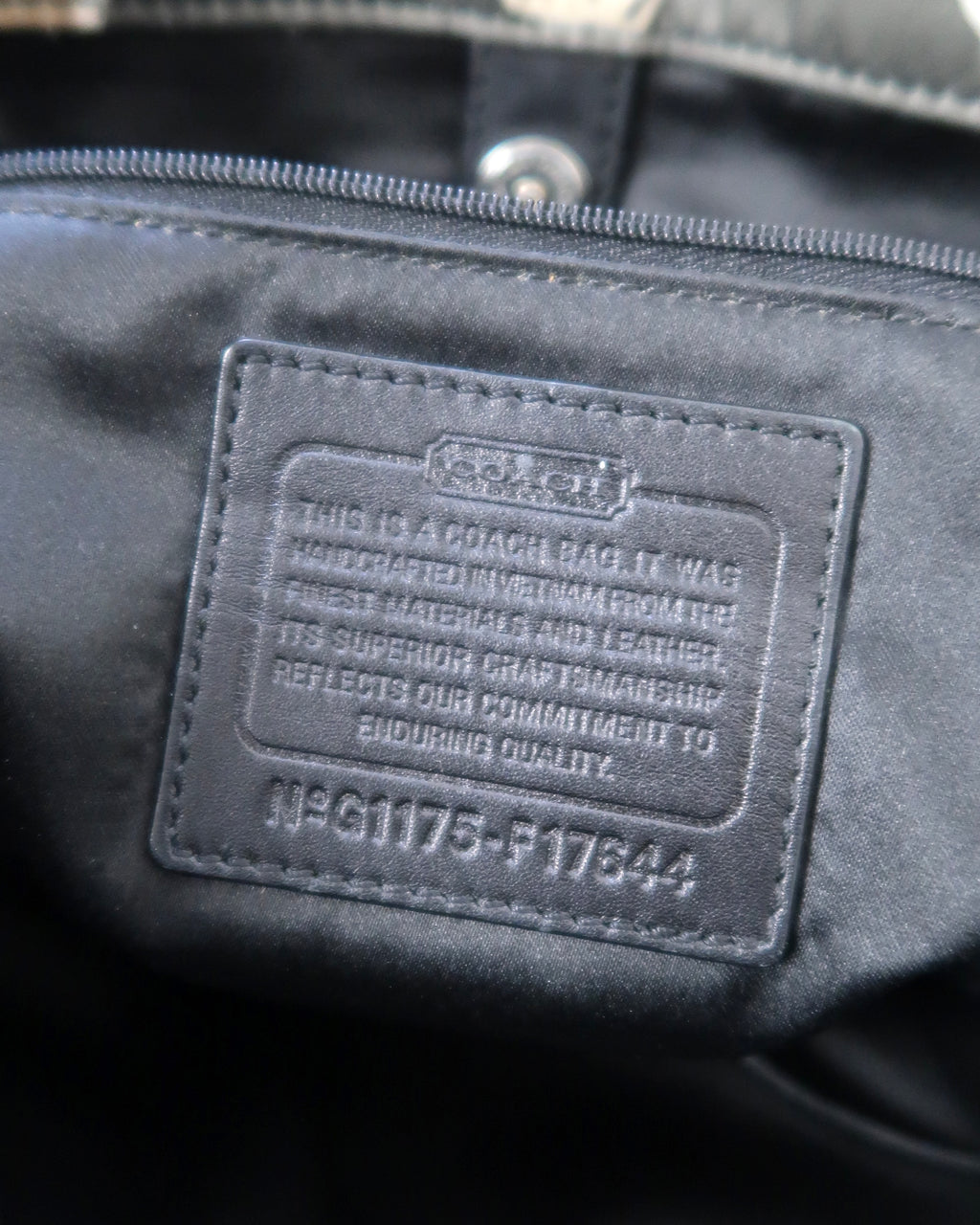 Coach Ashley Signature satin shoulder bag