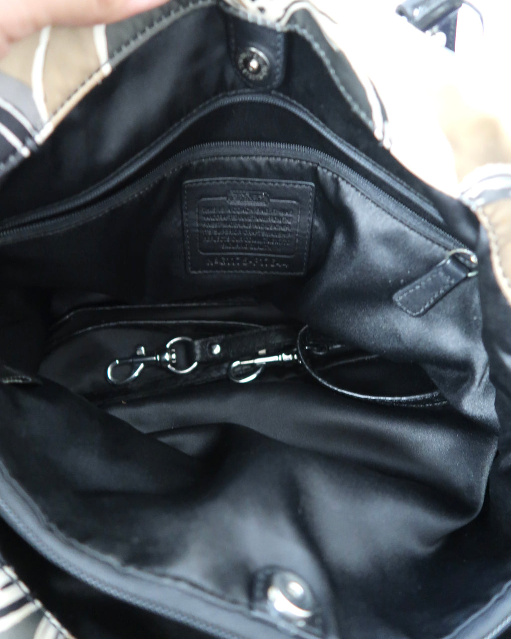Coach Ashley Signature satin shoulder bag