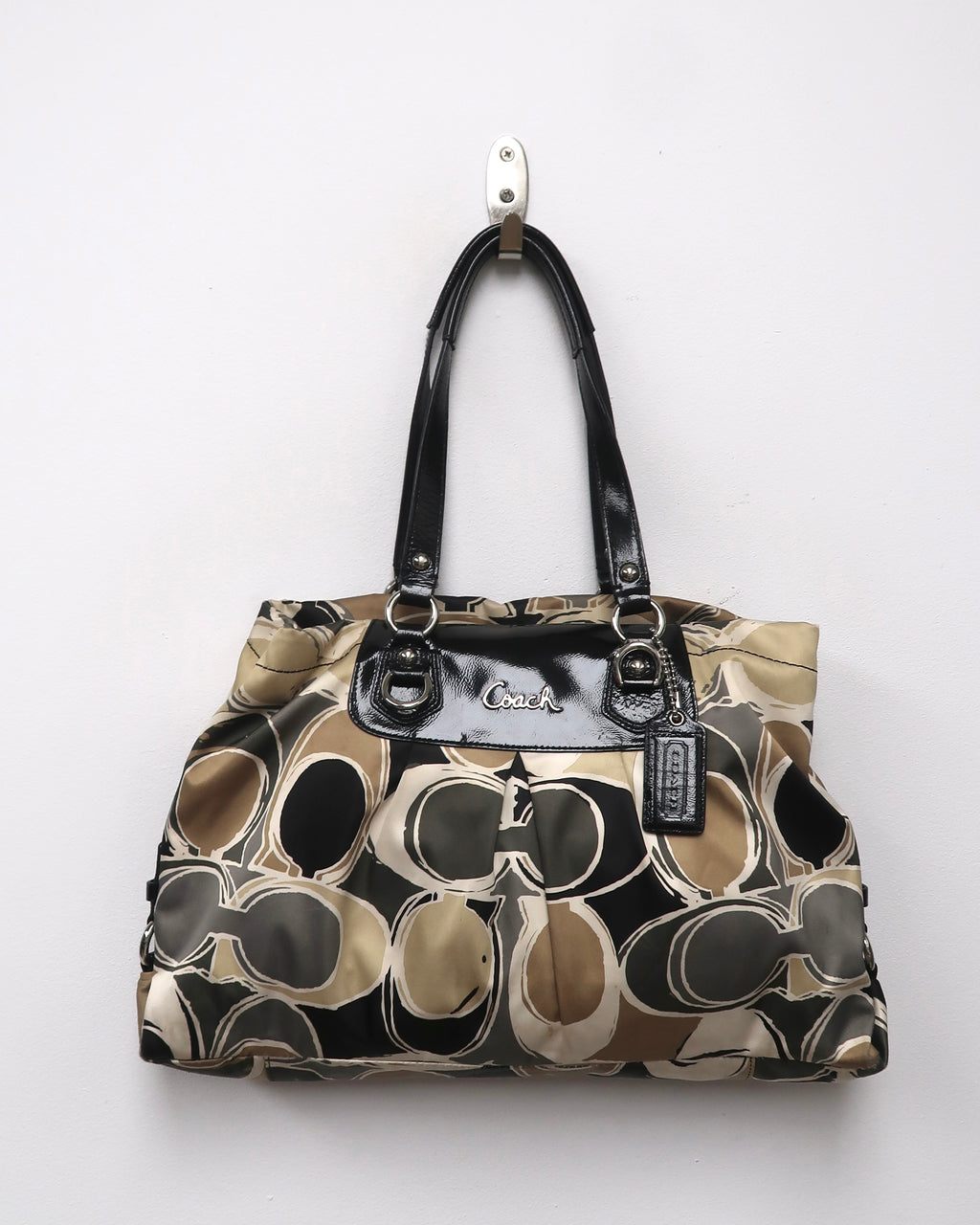 Coach Ashley Signature satin shoulder bag