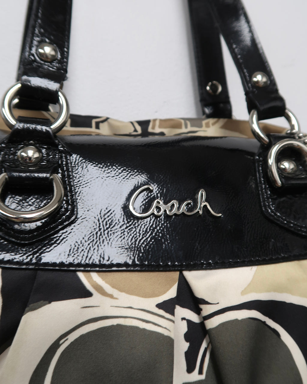 Coach Ashley Signature satin shoulder bag