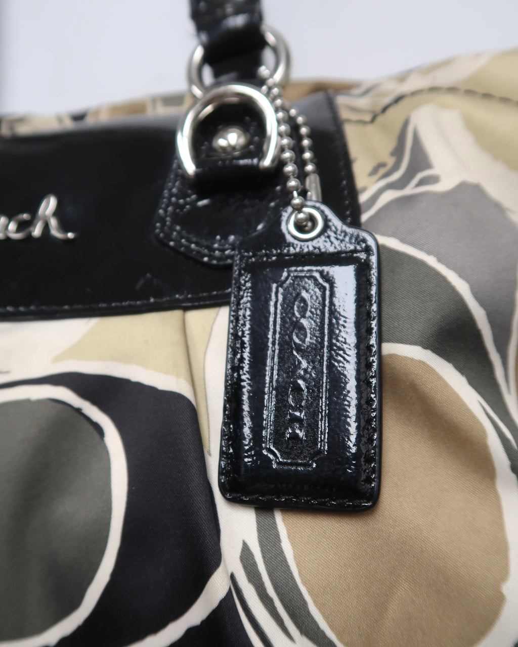 Coach Ashley Signature satin shoulder bag