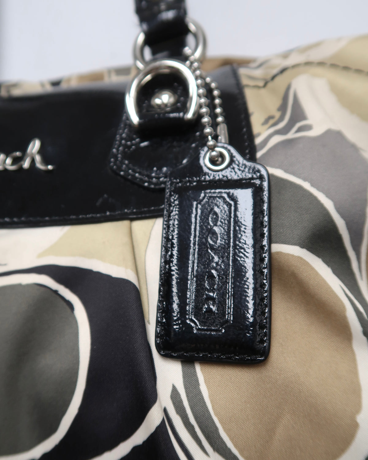 Coach Ashley Signature satin shoulder bag