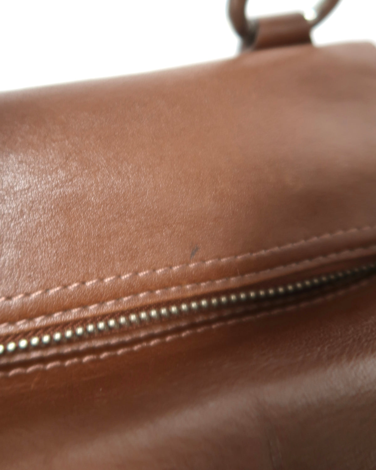 Brown Leather Coach Ashley Satchel