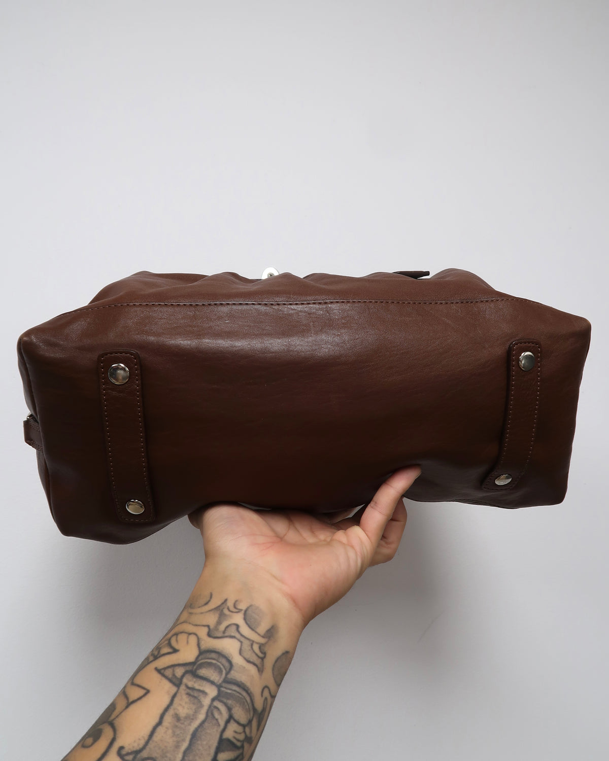 Brown Leather Coach Ashley Satchel