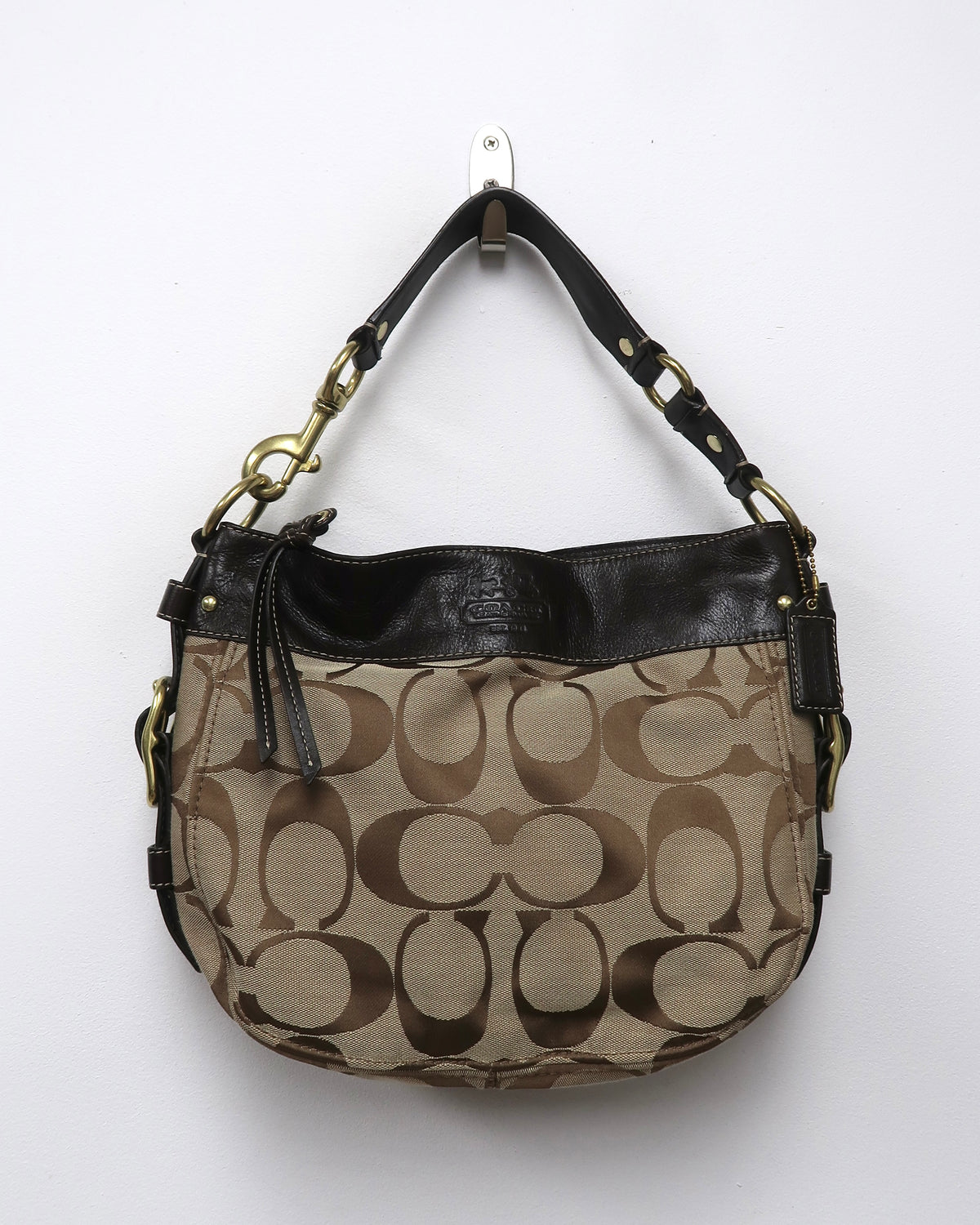 Coach Signature Zoe Hobo Bag