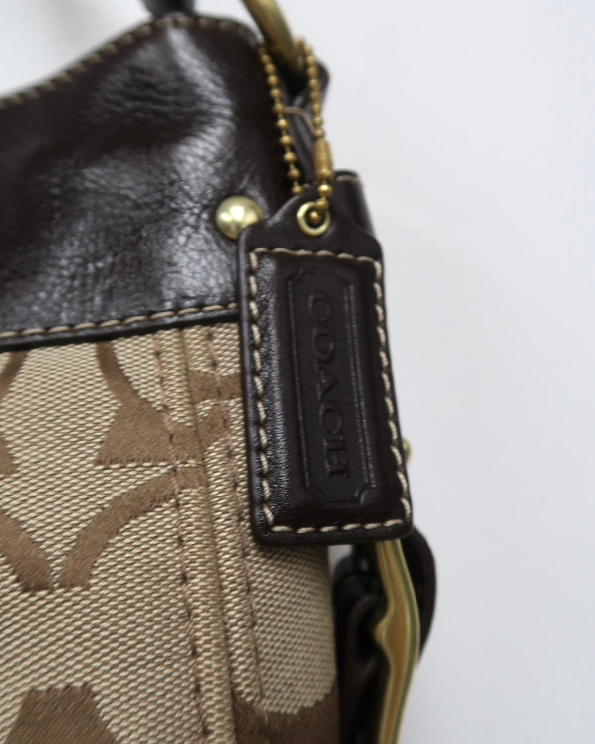 Coach Signature Zoe Hobo Bag