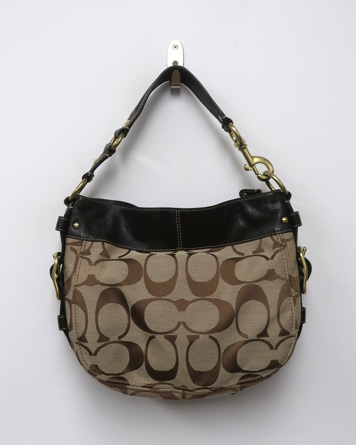 Coach Signature Zoe Hobo Bag