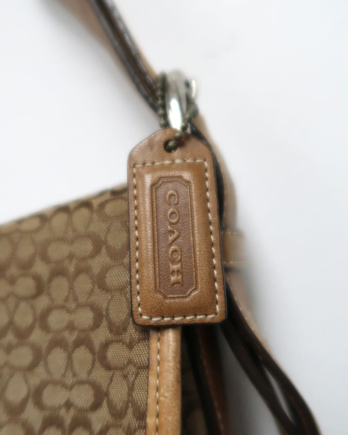 Vintage Coach Soho Signature Flap Shoulder Bag